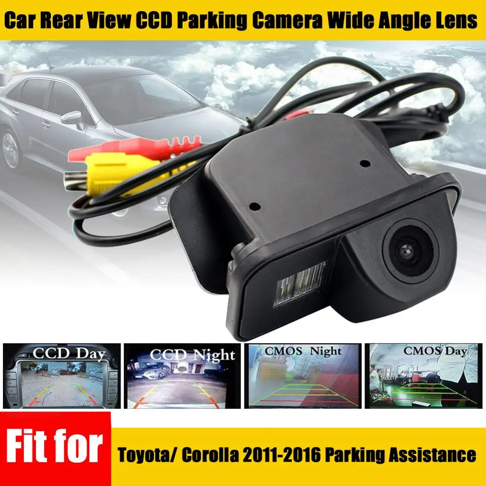 

Car Rear View CCD Parking Camera Wide Angle Lens Suitable For Toyota / Corolla 2011-2016 Parking Assistance Car rearview mirror