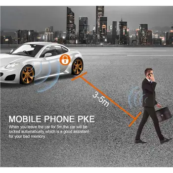 

keyless entry car door lock kit with car Alarm System bluetooth APP APP ignition switch Automatic Trunk Opening Sensor