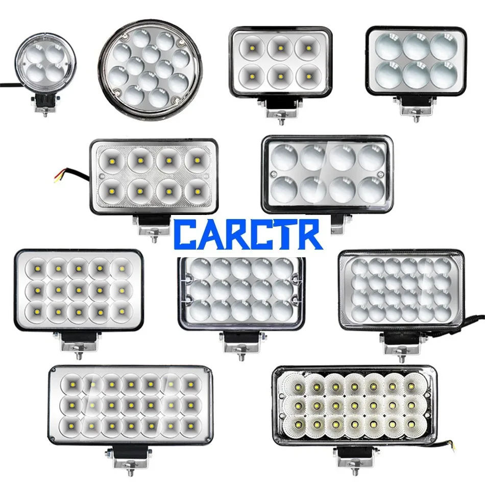 

Car Off-road LED Work Light Bar Spot Flood 18W 24W 72W 12V 24V for Truck Motorcycle Excavator ATV 4X4 4WD SUV Headlights