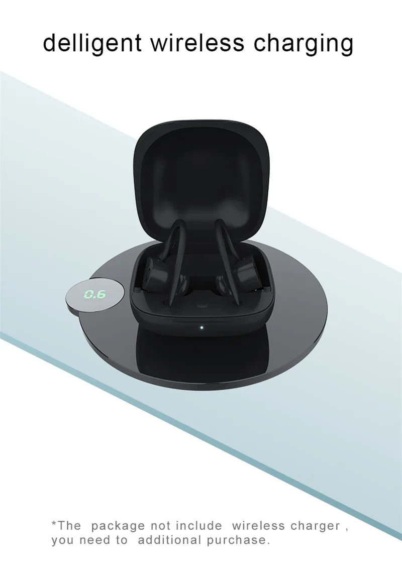 Спортивные наушники Bluetooth для бега наушники ушные крючки беспроводная гарнитура зарядка Регулировка голоса громкой связи для iphone всех смартфонов