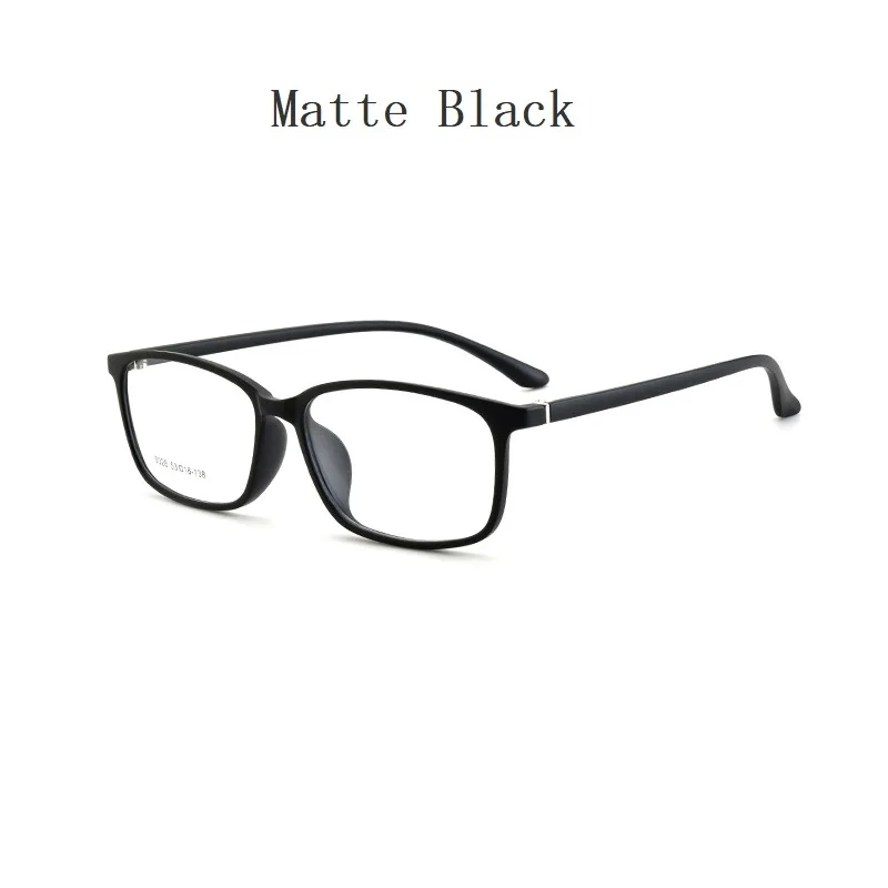 Matte Black 139 Urltra-светильник TR90 стиль большое лицо женские оптические оправы для очков оптическая оправа для очков для мужчин близорукость очки - Цвет оправы: Matte Black