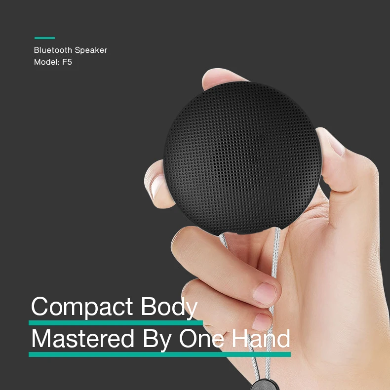 KUSDO портативный Bluetooth динамик открытый беспроводной динамик Bluetooth V5.0 со звуком сильный бас стерео музыкальный аудио плеер