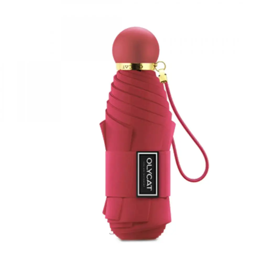 

Sunny Rain Anti-Uv Paraguas Girl Mini Pocket Cute Parasol Small 3 Folding Umbrellas Portable Travel Umbrellas Female Parapluie
