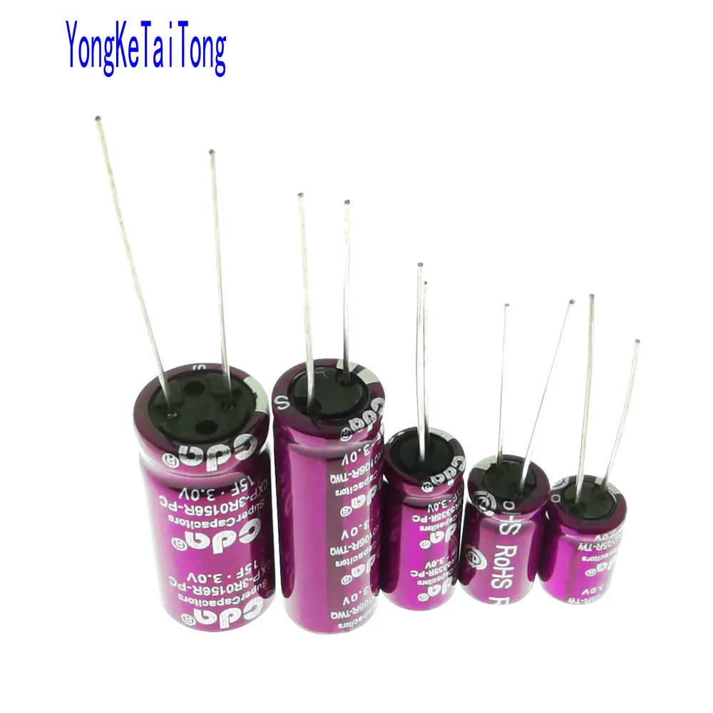 20 шт./лот 3 0 в новый Тайвань CDA 3V супер конденсатор 1F 2F 3.3F 4F 5F 7F 10F 15F 3.0V10F V 3.0V4F
