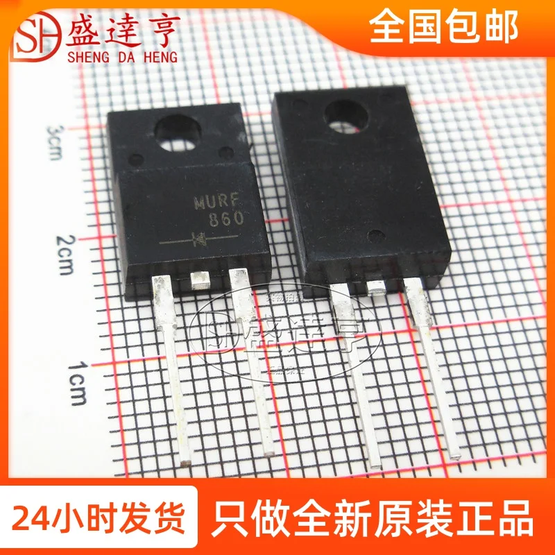 10 шт./лот MURF860G MUR860 8A 600V TO220F DIP с барьером Шоттки диод/новый оригинальный в наличии |