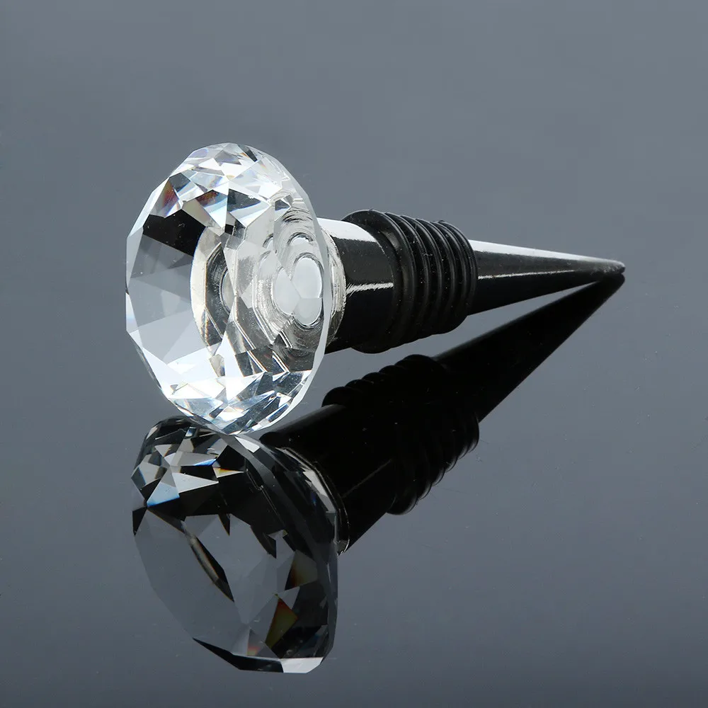 40mm Diamond Crystal Stainless Steel Champagne Stopper Sparkling Wine