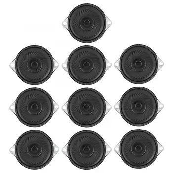 

10Pcs 40mm 8 2W Loudspeaker Iron Shell Internal Magnet Voice Speaker with Dual Ear