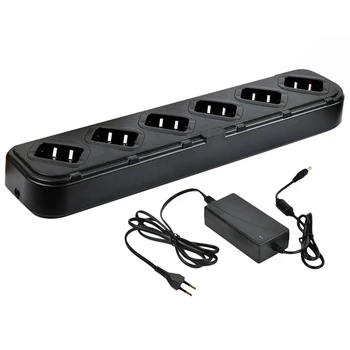 

6-Way Six-Way Universal Rapid Multi Charger For Baofeng Bf-888S Retevis H-777 Radio Eu Plug