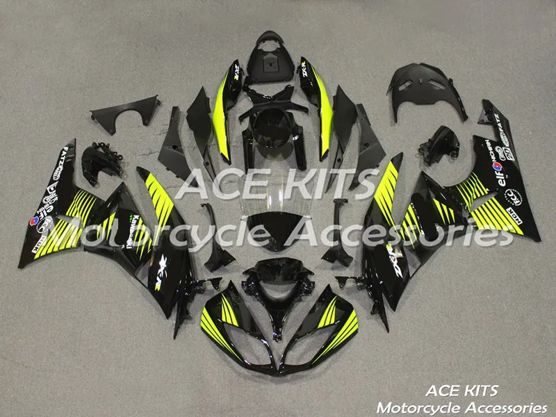 Новый ABS мотоцикл обтекатель подходит для kawasaki Ninja ZX6R 636 2009 2010 2011 2012 кузова литья