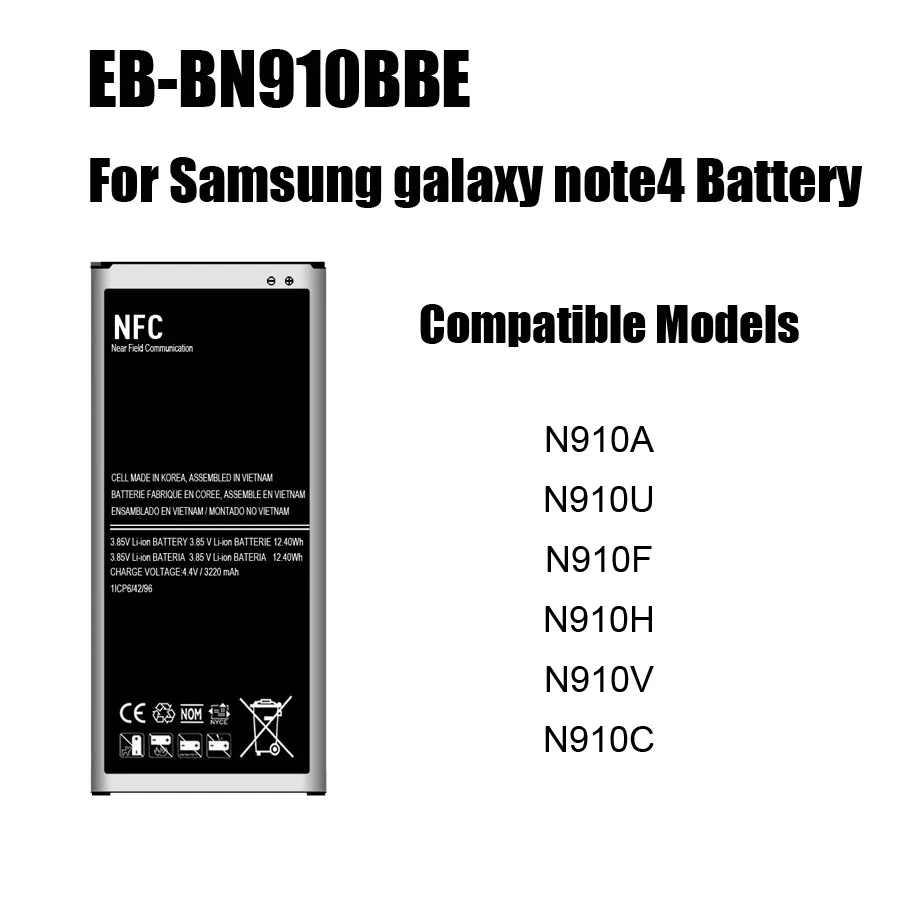 PINZHENG Батарея для samsung Galaxy S4 S5 S6 Note 3 Note 4 B800BE B600BC EB-BN910BBE EB-BG900BBC EB-BG920ABE батареи