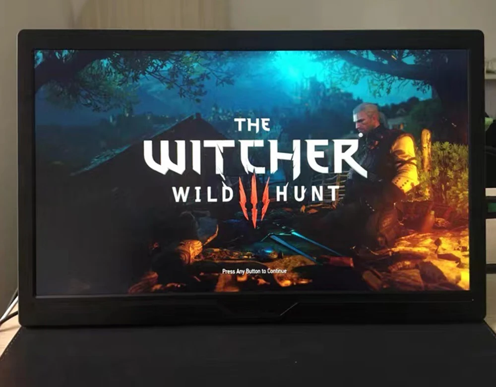 Аккумулятор встроенный 17,3 дюймов 1080p HD HDMI портативный монитор ips экран HDR игровой дисплей для переключателя Xboxone Ps4 Pro Телефон ПК ноутбук