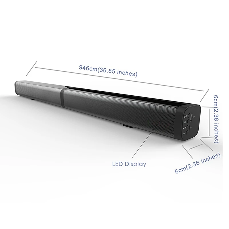 Wireless Bluetooth Detachable TV Soundbar HiFi