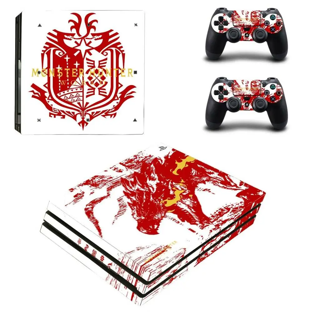Monster Hunter PS4 Pro стикер s PS 4 Play station 4 Pro стикеры кожи для playstation 4 Pro консоль и контроллер