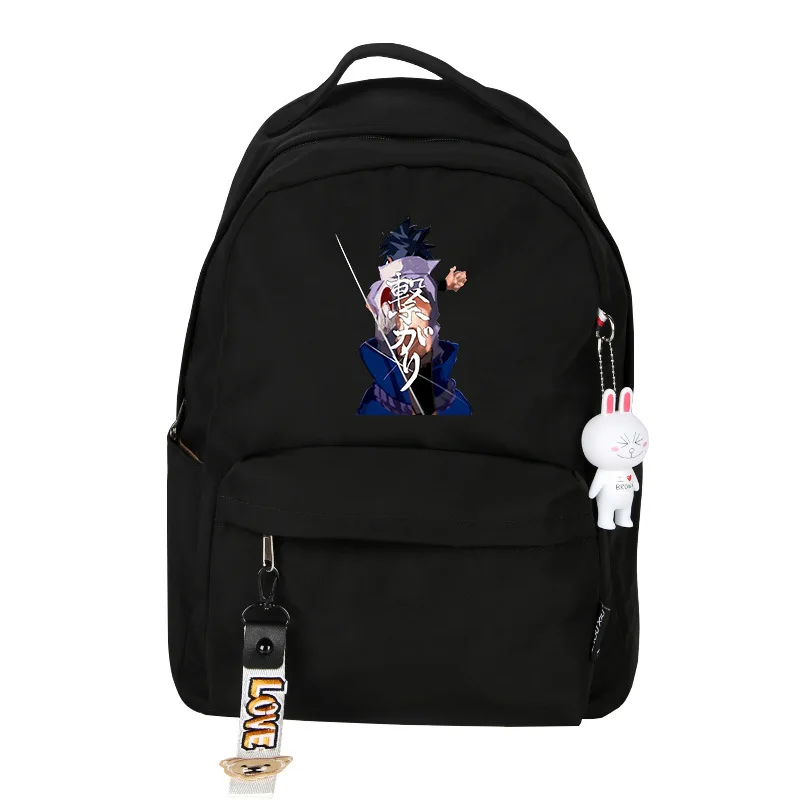 Женский мини рюкзак для косплея NARUTO Uchiha Sasuke водонепроницаемый дорожный школьные