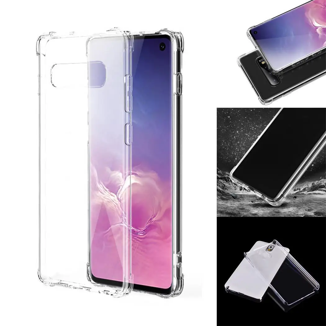 

Mobile Phone Case Airbag Anti-falling Soft Phone Transparent Cover for Samsung S10 For