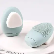 Двусторонняя силиконовая Очищающая щетка для лица, портативный скраб для кожи лица, отшелушивающая щетка для мытья лица, инструменты для очищения кожи лица, автомобиля