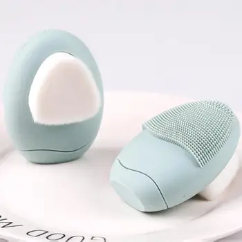 

Double Side Silicone Face Cleansing Brush Portable Facial Skin Scrub Exfoliator Face Washing Brush Cleasning Tools Face Skin Car