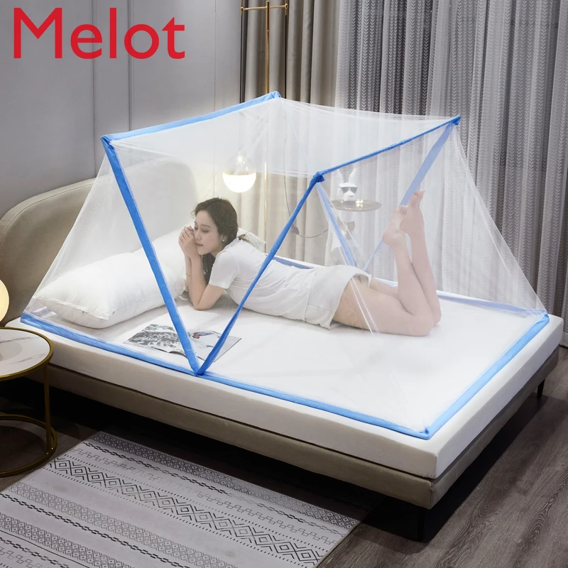 beschermen weefgetouw schoonmaken Installatie Gratis Opvouwbare Klamboe Huishouden 1.8M Bed Bodemloze Klamboe  1.5 M Studentenflat Stapelbed|Klamboe| - AliExpress