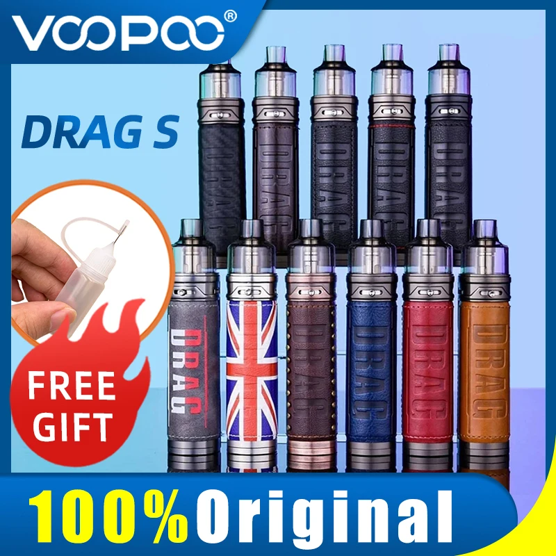 ¡Caliente! VOOPOO arrastrar S Mod Cápsula de 4,5 ml cápsula cartucho Vape 2500mAh construido en la batería E-cigarrillo vaporizador MTL Pod Kit del arrastre X