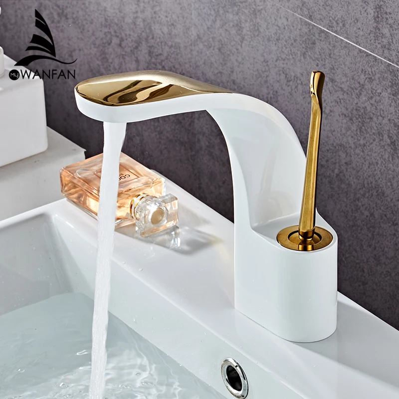 Basin Faucet Bathroom Sink Faucet Chrome Bronze Taps Basin Faucet Mixer Single Handle Hole Deck Wash Mixer Tap Crane 855813