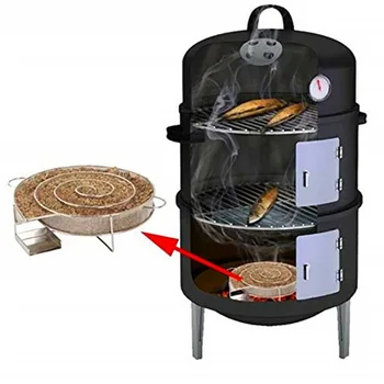 

Smoke Generator for BBQ Grill Smoker Wood Dust Hot Cold Smoking Salmon Meats Fish RT88