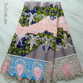 

Latest Veritable Wax Lace Fabric Guaranteed Real Dutch Ankara Fabric Wax Lace Materials African Wax Prints Fabrics