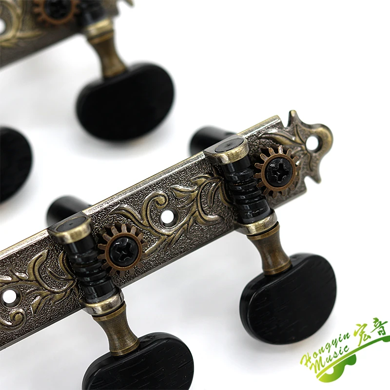 Clássicos de Guitarra Tripleta tipo Botão Todos os Acessórios de Metal Cor de Cobre Taiwan Botões Botão - Image 4