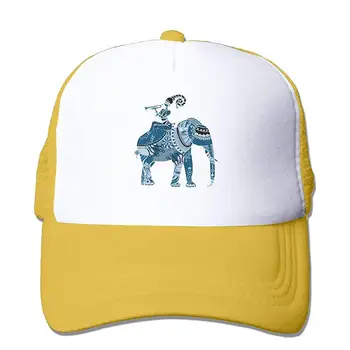 

TSDFCThai Elephant Sun Protection Adjustable Caps Quick Dry Mesh Hat Black