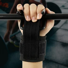 1 пара, регулируемый, сильный, профессиональный, тяжелая атлетика, фитнес, стальной крючок, поддержка запястья, крюк, нескользящая, для спортзала, рука, силовая, тренировочная пряжка