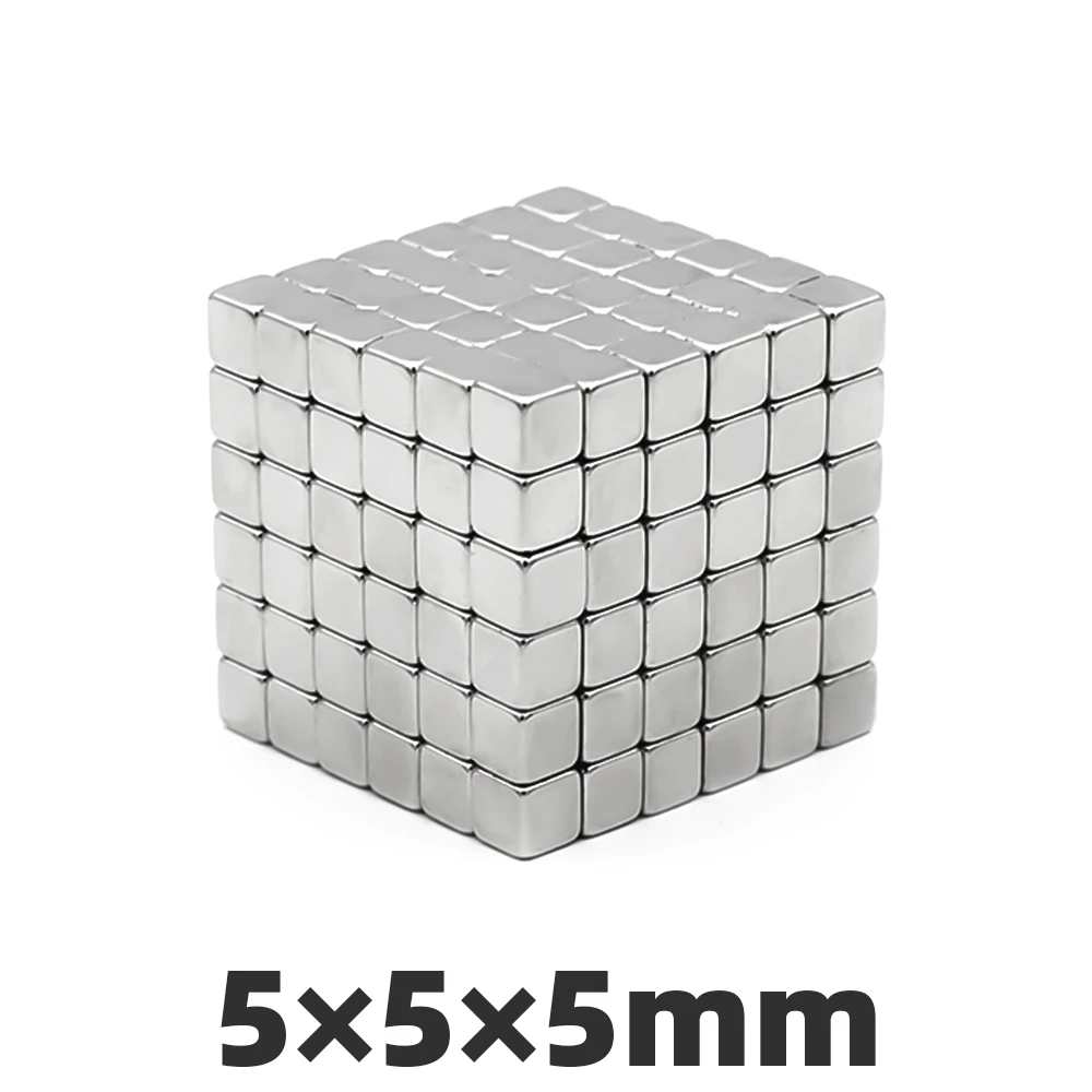 

AGMA 30pcs block magnet 5x5×5/2 10×3/4×2mm 10×4×3 10×5×1/2 square block strong magnetic neodymium magnets rare earth permanent