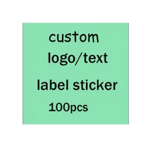 

100 Custom Square Wedding Gift Seal Stickers Printed Logo Store Name Personal Paper Adhesive Labels for Food Shampoo Package