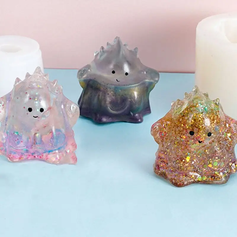 

DIY Crystal Epoxy Mold Cartoon Three-dimensional Slime Ornaments Mould