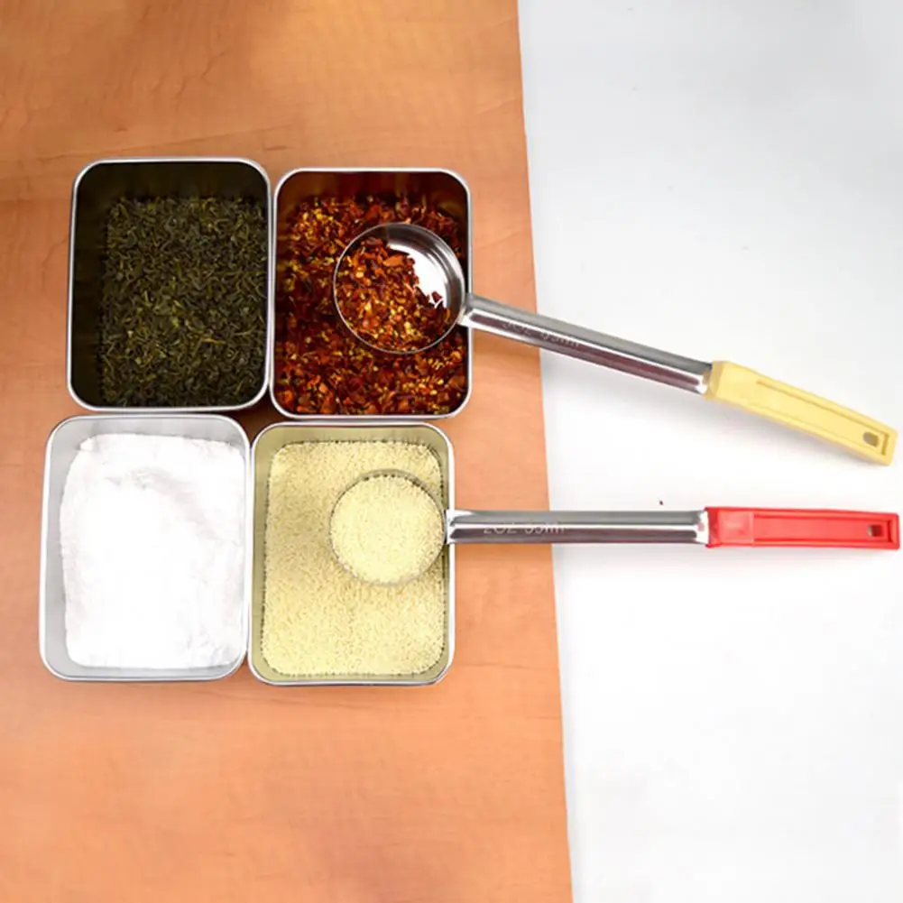 Good Sauce Ladle Smooth Surface 5 Colors Sauce Measuring Spoon Pizza Portion Control Serving Spoon
