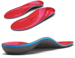 Semelles intérieures confortables pour la fasciite plantaire, soutien de la voûte plantaire, soulagement de la douleur au talon, pieds plats, orthèses 