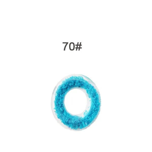 Blue 70 Перо надувной круг плавательный бассейн вечерние прозрачный надувной плавательный круг круглый - Цвет: Blue 70