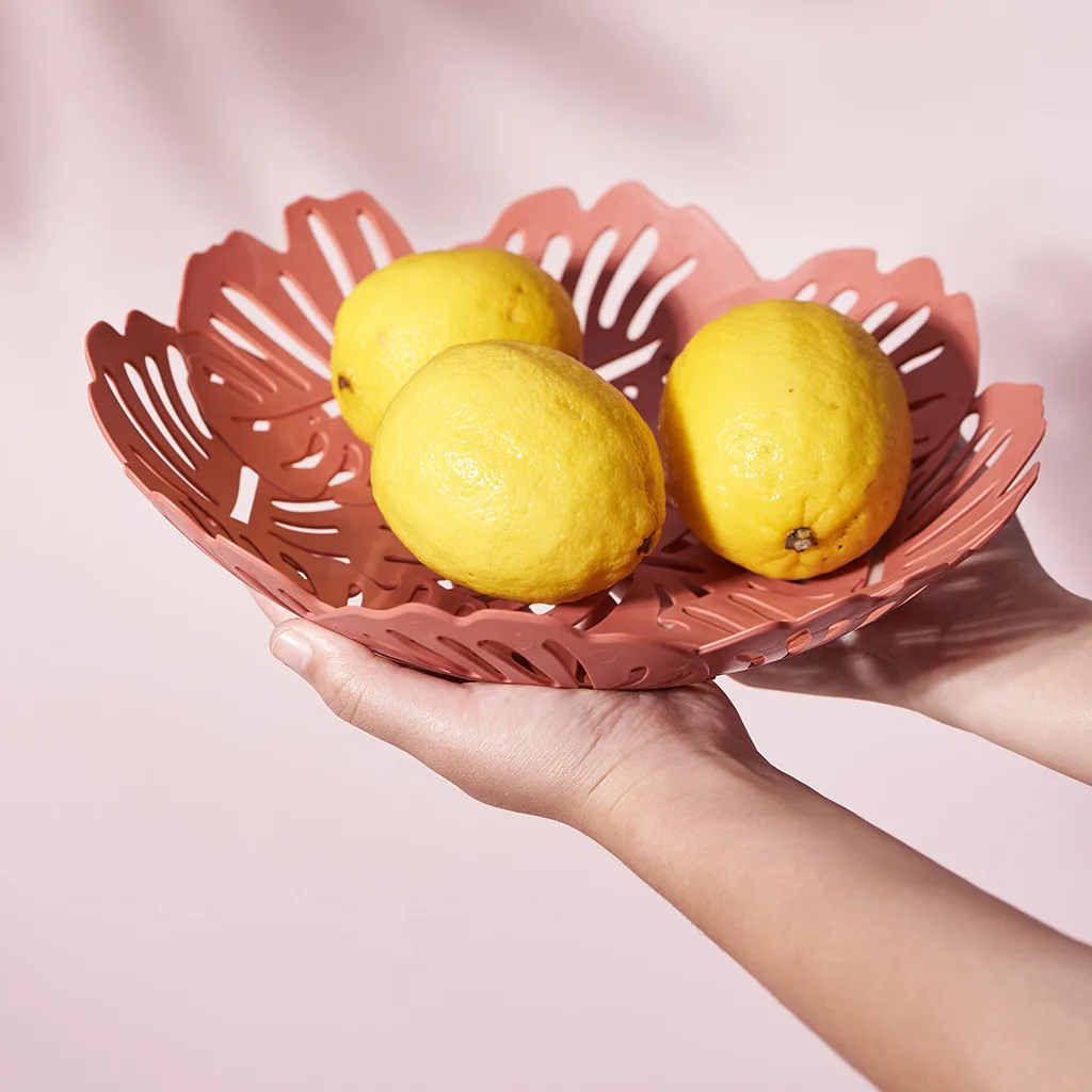 

Hollow Plastic Home Living Room Coffee Table Snack Plate Storage Candy Dish 2019