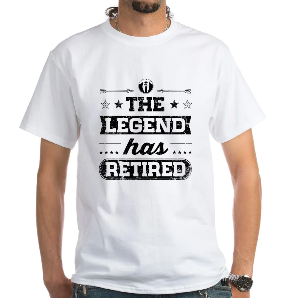 The Legend Has Retired Light T-Shirt Retirement | Мужская одежда