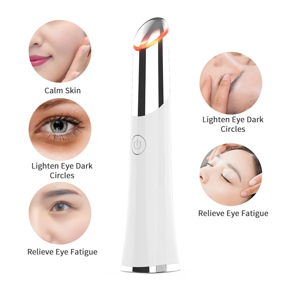 

Mini Portable Electric Vibration Eye Facial Massager IPL Iontophoresis Eye Protection Device To Remove Fine Line And Dark Circle