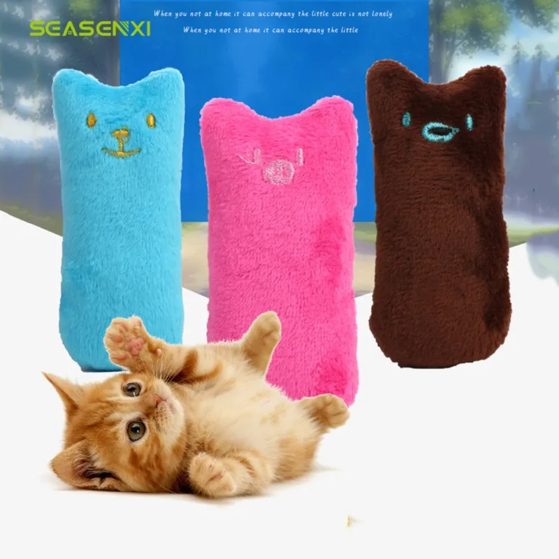 High Quanlity Cat toys Cute Fancy Interactive Pets Teeth Grinding Catnip Claws Thumb Bite Cat Pet kitten dog cat scratch Supply (2)
