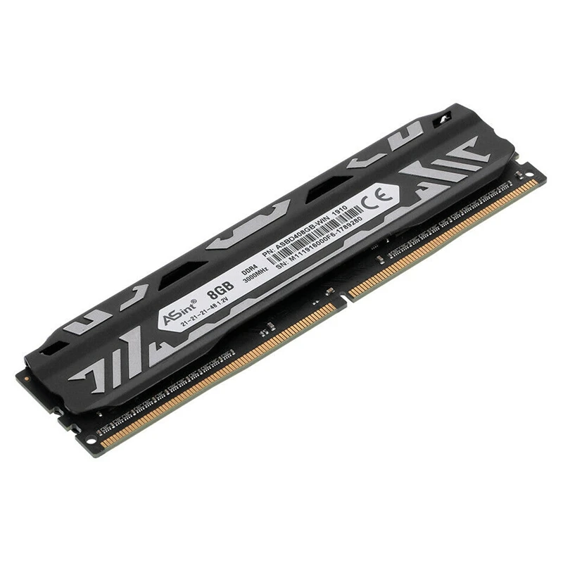 ASint DDR4 3000 МГц 8 Гб высокопроизводительная ПК ОЗУ 8-слойная печатная плата XMP2.0 с высокой теплопроводностью теплоотвод настольная память