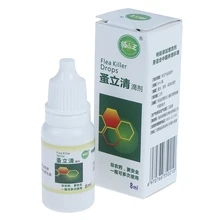 8ml Pets Anti-flea Drops dogs Insecticide Flea Lice Insect Killer Liquid Cat Skin Healthy Care Spray Deworming Treat Products