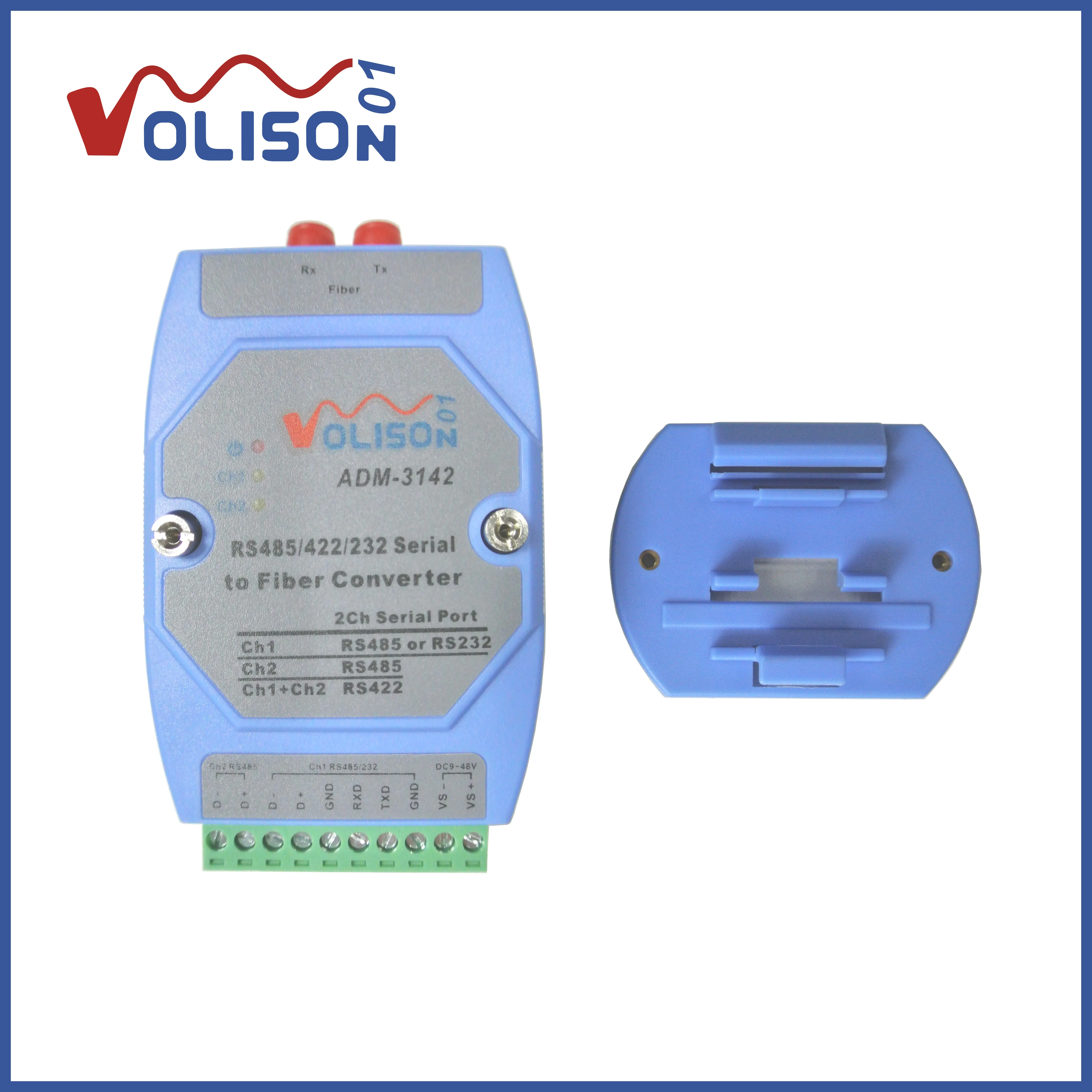 ADM-3142-FC RS485/422/232 Универсальный последовательный порт оптоволоконный