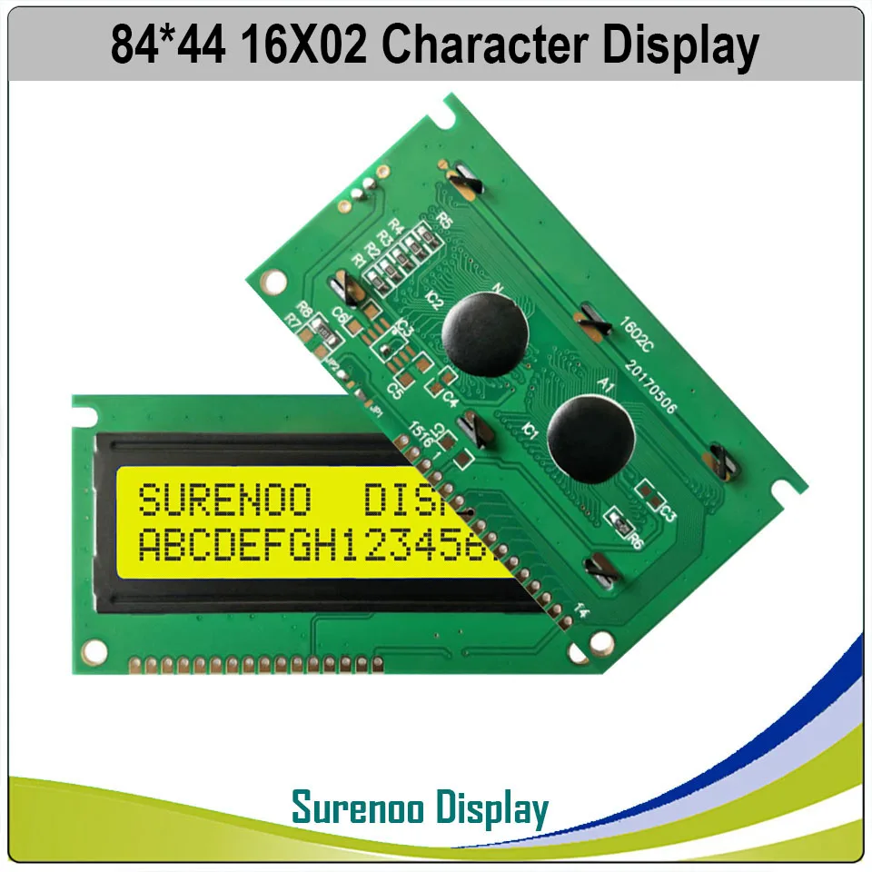 Размер печатной платы: 84*44 мм 162 1602 16 х2|lcd module|module displaylcd module display |