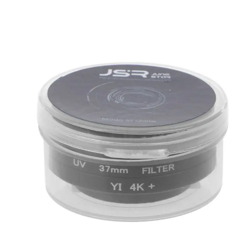 

37mm UV Lens Filter + Lens Ring Adapter + Protective Cap for xiaomi Yi Camera