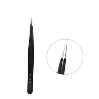 2 pcs/set Stainless Steel Tweezers Anti-static Eyelash Extension Supplies Tweezers Corrosion Resistant Maintenance Repair Tools 2