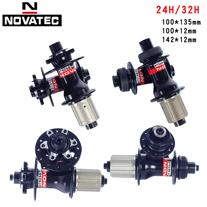 NOVATEC D791SB D792SB Mountain bike wheel hubs parts 100*12 /142*12mm Disc brake XD XDR 11Speed 4 bearing bicycle wheel freehub