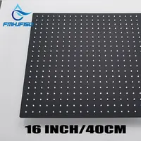 16 Inch  Black Square Shower Head Rainfall Shower Accessories Stainless Steel Top Bathroom Ultrathin Shower Head Ceiling Install 1