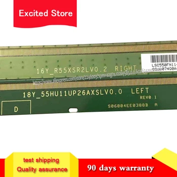 

original 1pair/2pcs working 18Y-55HU11UP26AXSLV0.0 16Y_L55XSR2LV0.0 LCD Panel PCB Part