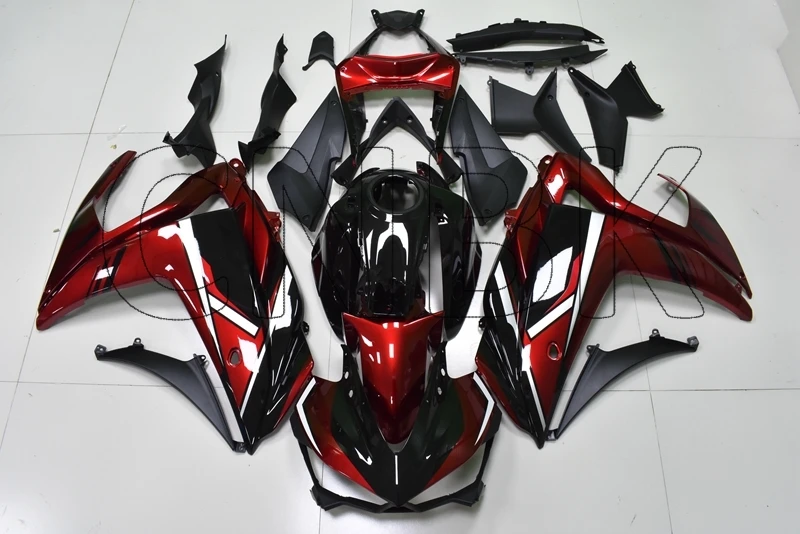 INJECTION mold Для YAMAHA R25 R3 Abs обтекатель для YAMAHA R25 R3 16 Красный Черный Кузов для YAMAHA R25 R3- комплекты обтекателей - Цвет: INJECTION mold