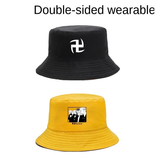 Tokyo Revengers cappello da pescatore vendita calda Anime Harajuku cappello  da pescatore uomo donna cappello da sole positivo e negativo  disponibile|Boys Costume Accessories| - AliExpress